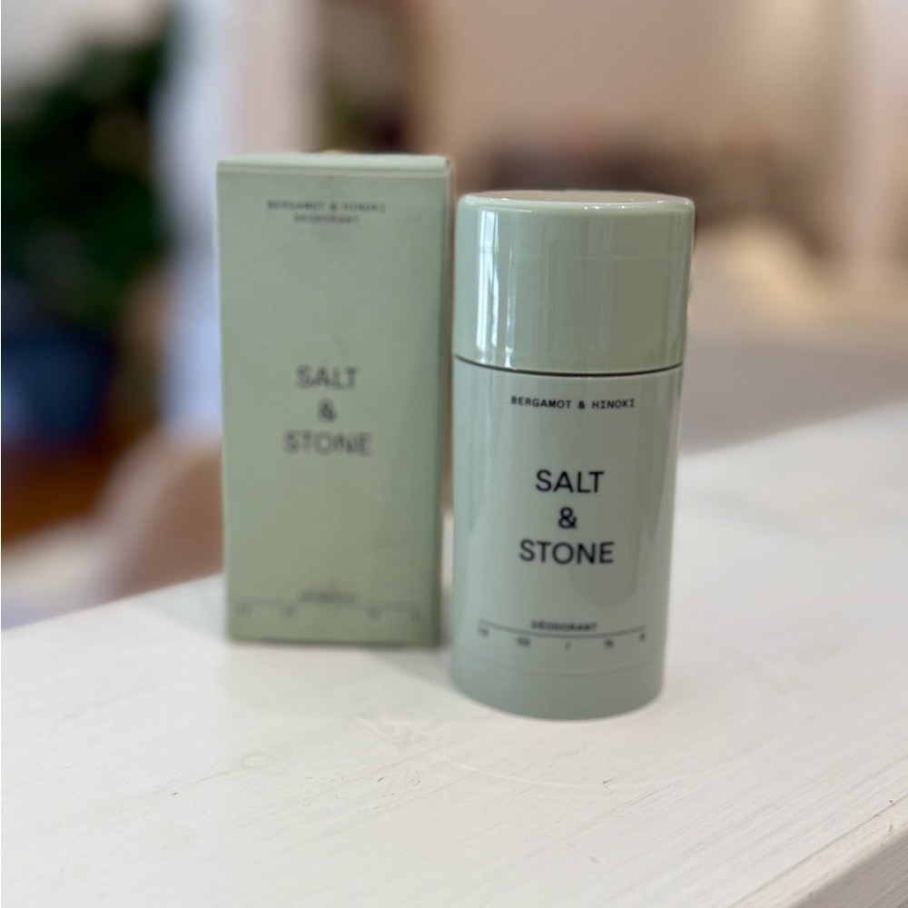 Salt & Stone Bergamot & Hinoki Deodorant - Green
